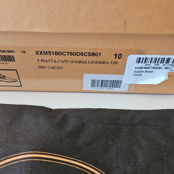 Tod's T Timeless Brown Calf Leather Loafers - Size 11 US/10 UK - Picture 7 of 12